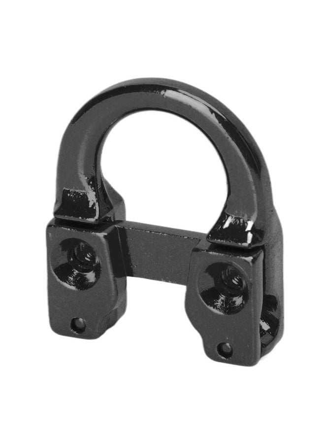 Thoraya Archery Metal D Loop U Shape Ring Metal D Ring Archery Hunting Targeting Shooting Protection Aid Accessories Black  - Image 5