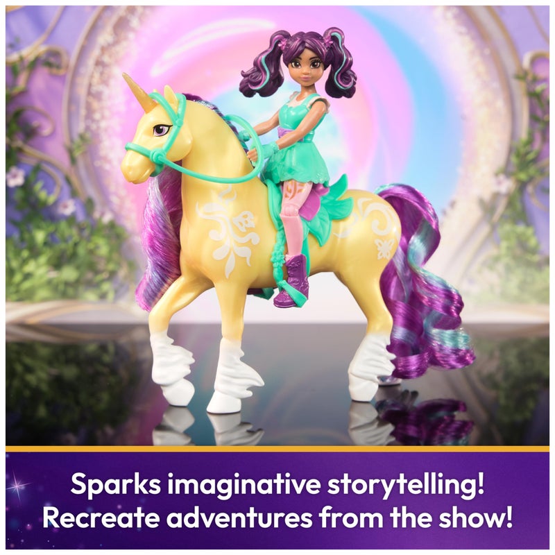 Unicorn Academy, Ava & Leaf with 2 Accessories & Hair Tool, Dolls & Unicorn Toys for Girls Ages 4 and up - Image 5