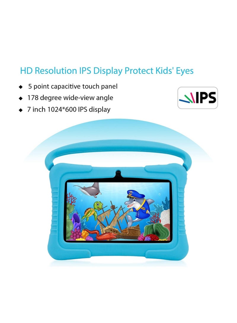 7 Inch Android Kids Tablet PC For Study Education 1G RAM 16G ROM WiFi 1024x600 Children Tablets With Silicone Tablet Case  - Image 2