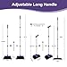 UDUK Broom with Dustpan Combo Set and Silicone Air Broom Kit 51 Long Handle Floor Squeegee Purple Household Kit for Glass Window Rugs Pet Hair Home - Image 4