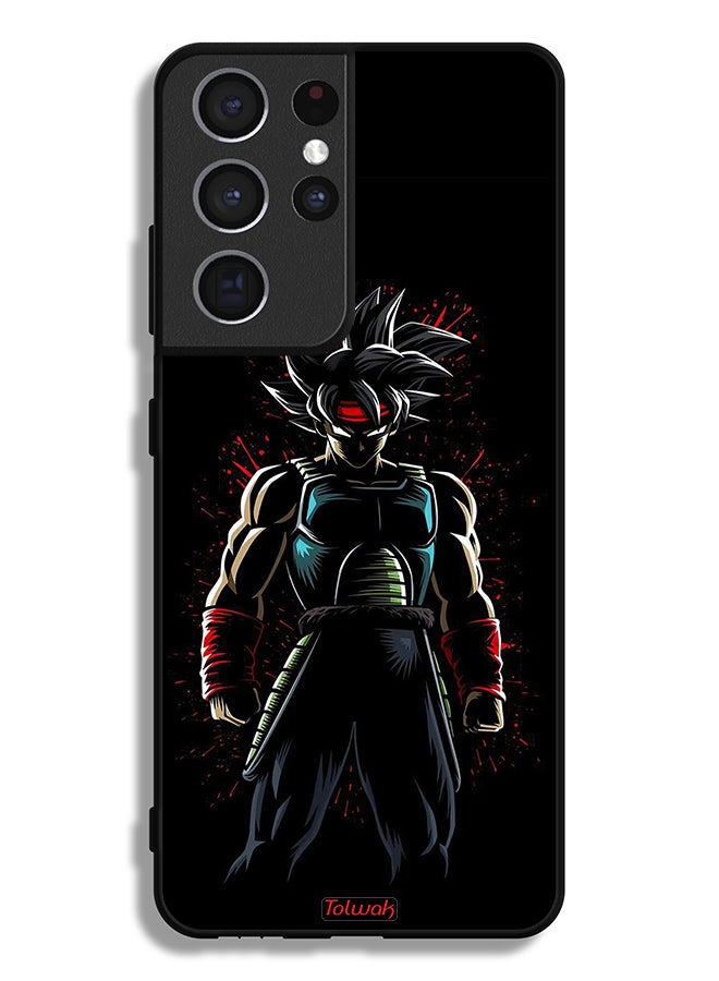 Tolwak Samsung Galaxy S21 Ultra 5G Protective Case Cover Goku - Image 3