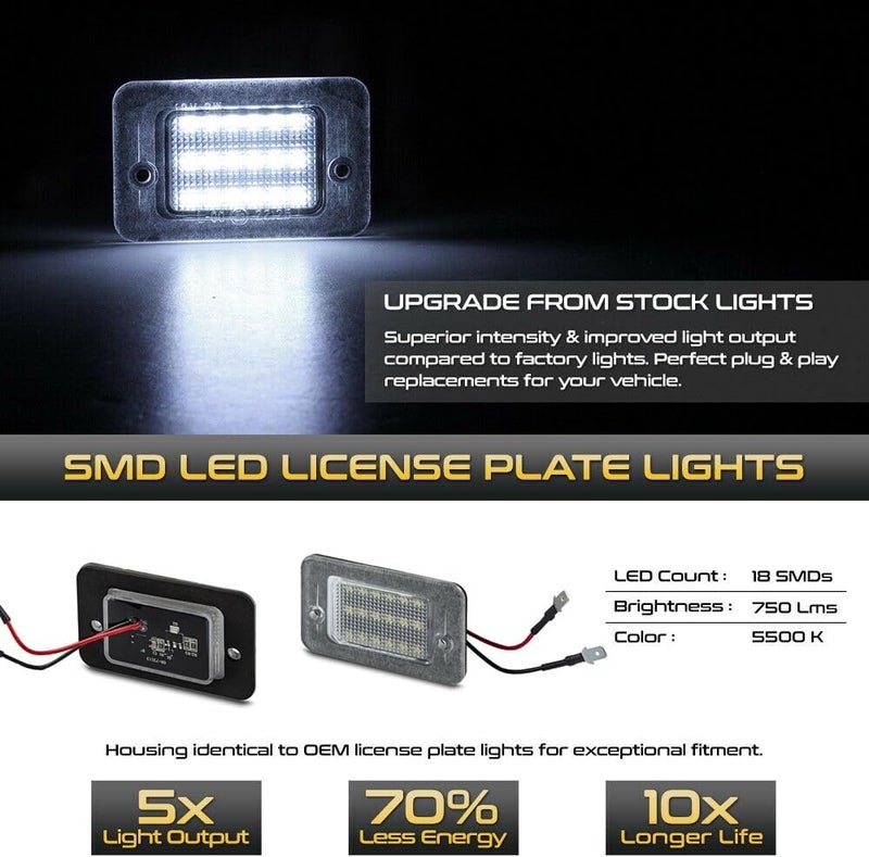 Vuzmode LED License Plate Light for Land Rover - Image 3