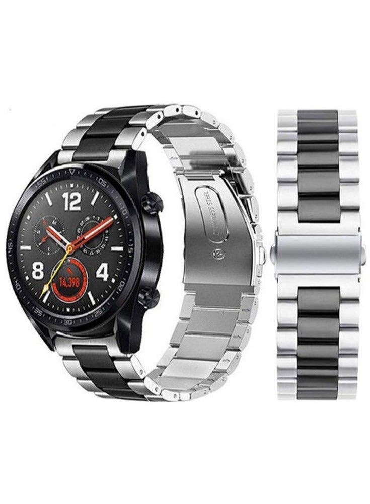 ELTRAZONE Metal Stainless Steel Strap Band for Huawei Smart Watch GT2 and GT / GT2 Pro / GT 2e / Honor Magic 2 /40/44/22MM - Image 1