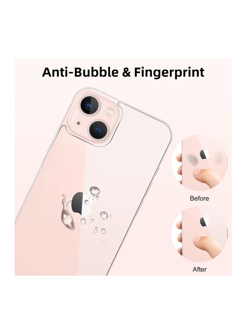 [3 Pack] Screen Protector for iPhone 13 mini,iPhone 13 mini Camera Protector, iPhone 13 mini Front and Back Screen Protector Tempered Glass [Anti-Scratch][New Version] Protective Film(5.4") - Image 4