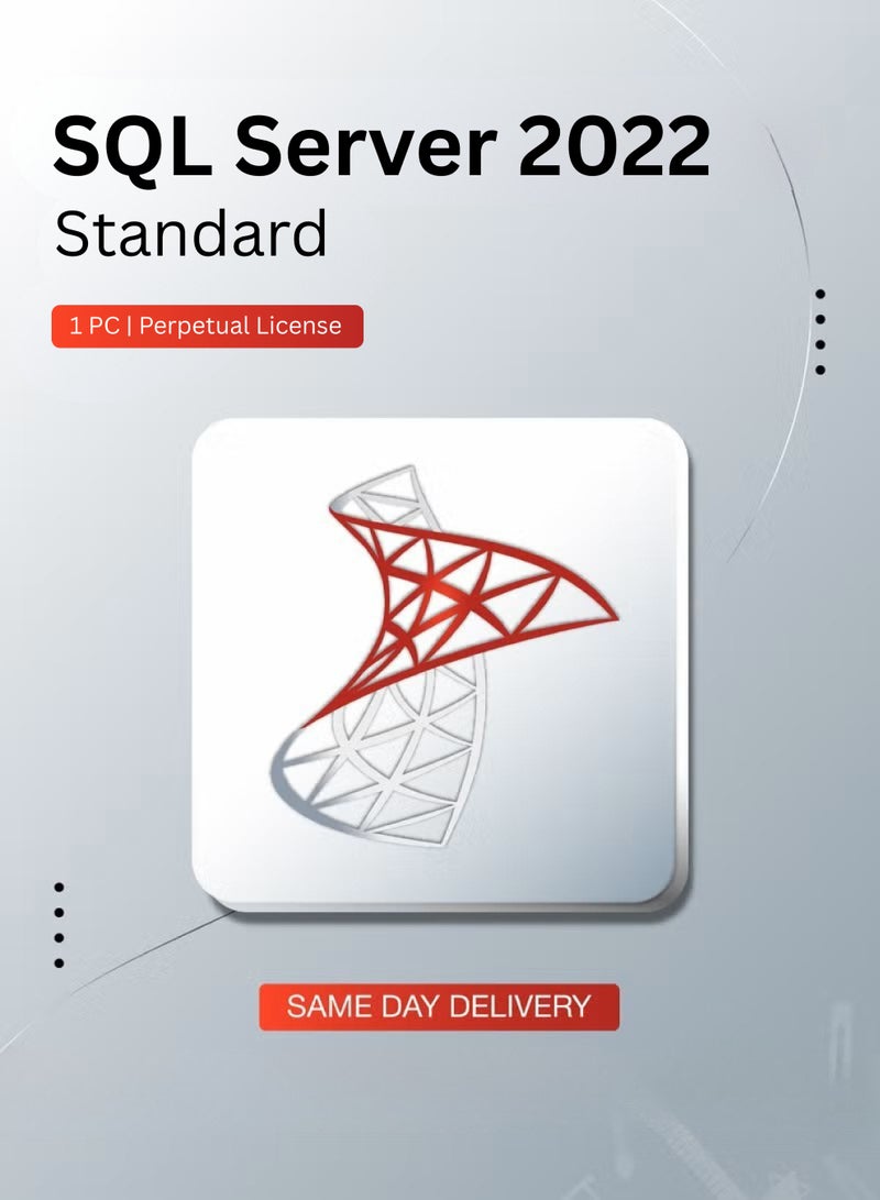 Office Microsoft SQL Server 2022 Standard 1PC | Digital License | Same Day Delivery