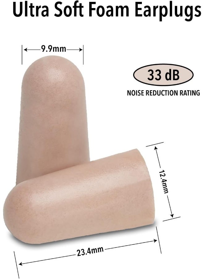Mack's Mack's Ultra Soft Foam Earplugs, 50 Pair - 33dB Highest NRR, Comfortable Ear Plugs for Sleeping, Snoring, Travel, Concerts, Studying, Loud Noise, Work - Image 2