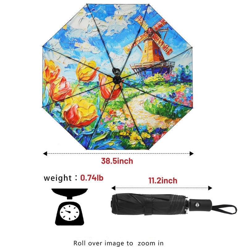 SY COMPACT Travel Umbrella Windproof Automatic Umbrellas Small Compact UV Sun Protection Factory Outlet Umbrella - Image 2