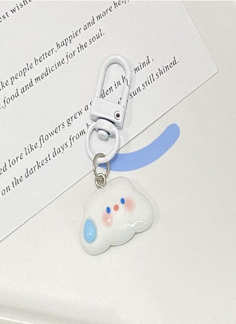 Cloud Star Cloud Pentagram Pendant Resin Cloud Star Key Chain  Car Hanging