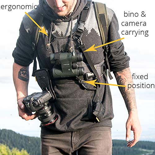 Cotton Carrier CCS G3 Camera Harness System for Camera and Binocualrs, Grey - Image 4