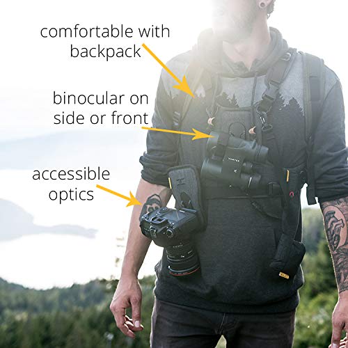 Cotton Carrier CCS G3 Camera Harness System for Camera and Binocualrs, Grey - Image 5