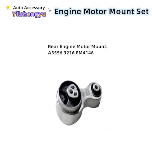 Yllshengyu 3Pcs Engine Motor Mount Kit Compatible with Fusion 2010 2011 2012/ Mercury Milan 2010 2011 L4 2.5L Automatic Transmission Replacement for A5556 A5740 3285 3216 3366 - Image 5