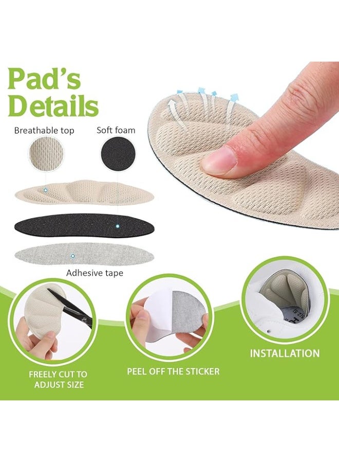 8Pcs-Shoe Filler&Heel Pad Set for Too Big Shoes Too Big Inserts for Women and Men,for Heel,Sneaker, Boots,Pain Relief and Comfort (Half to one Size Bigger) - Image 4