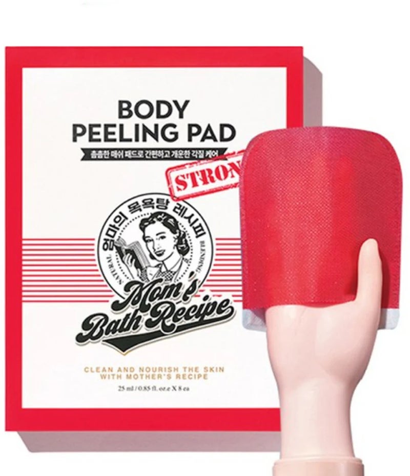 Moms Bath Recipe Korean body Peeling Pad Loofah - Image 1
