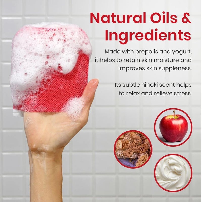 Moms Bath Recipe Korean body Peeling Pad Loofah - Image 5