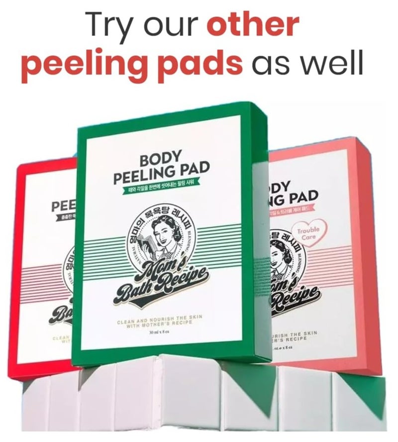 Moms Bath Recipe Korean body Peeling Pad Loofah - Image 3