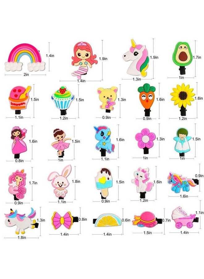 Shidara 20 PCS Clips Mix Designs Girlish Rainbow Hair Clips Set Baby Hairpin For Kids Girls Toddler Barrettes Hair Accessories 1 Count (Pack Of 20) - Multi - Image 2