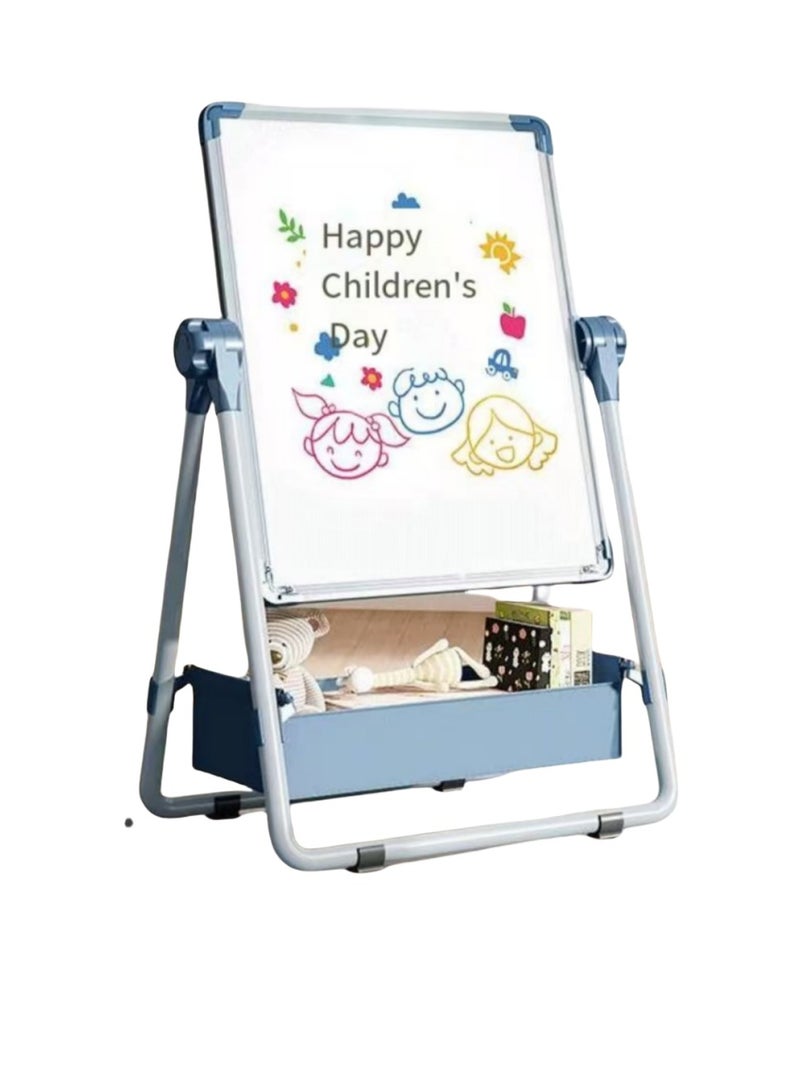 Children's drawing board, household magnetic stand type double-sided teaching small blackboard, baby watercolor painting doodle erasable whiteboard - Image 1