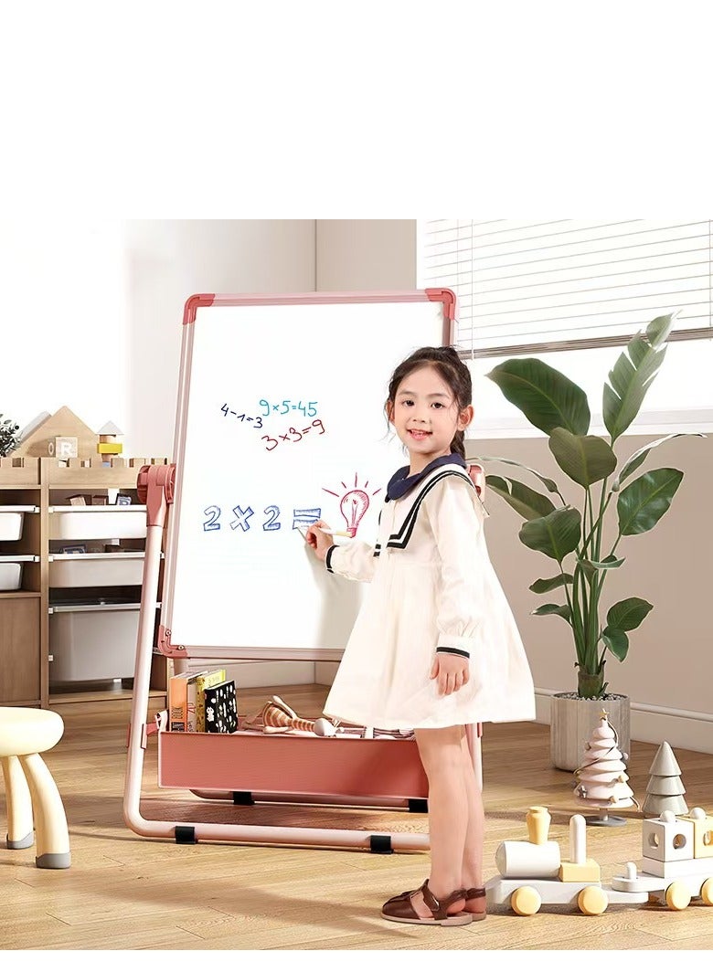 Children's drawing board, household magnetic stand type double-sided teaching small blackboard, baby watercolor painting doodle erasable whiteboard - Image 4