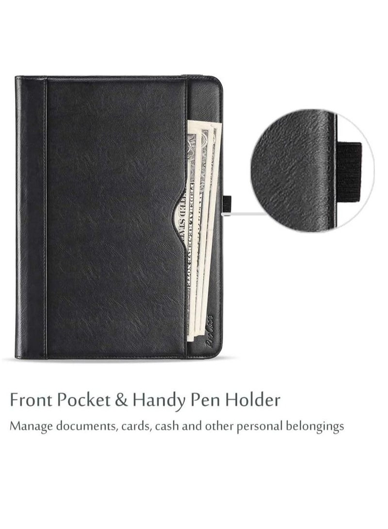 إيروريكس جراب كمبيوتر لوحي عالمي 9 "-10.1" ، جراب فوليو بغطاء واقٍ لجهاز 9 10 10.1 بوصة يعمل بنظام Android وشاشة تعمل باللمس ، مع مسند قابل للدوران 360 درجة وزوايا مشاهدة متعددة - أسود - Image 3