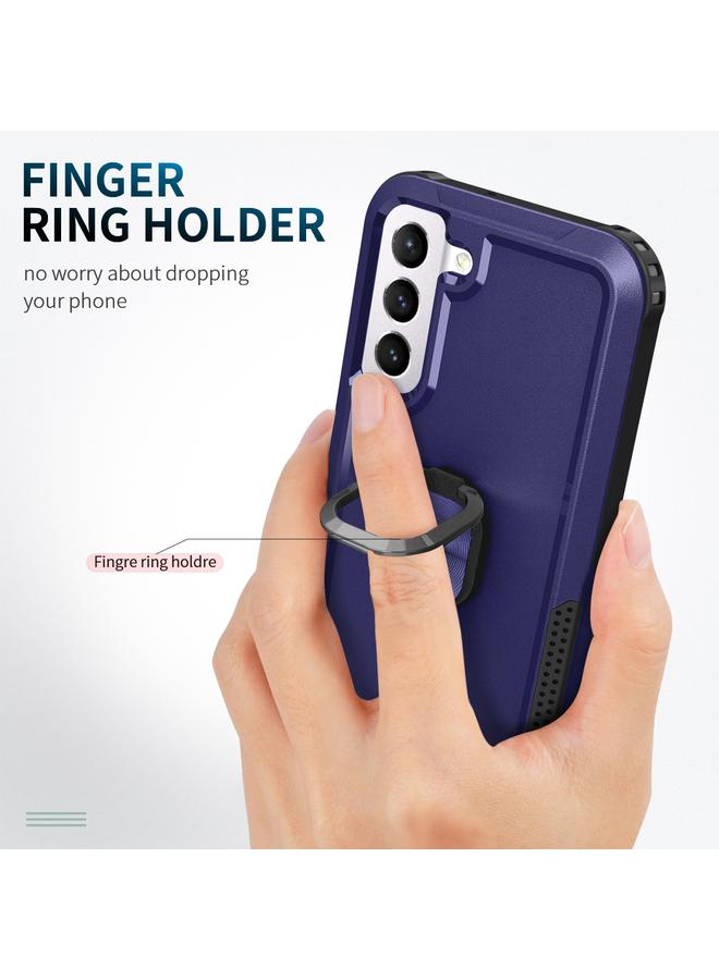 اس-توب جراب لهاتف Samsung Galaxy S22 5G 3 في 1 حامل حلقي من الكمبيوتر الشخصي + جراب هاتف TPU - Image 4