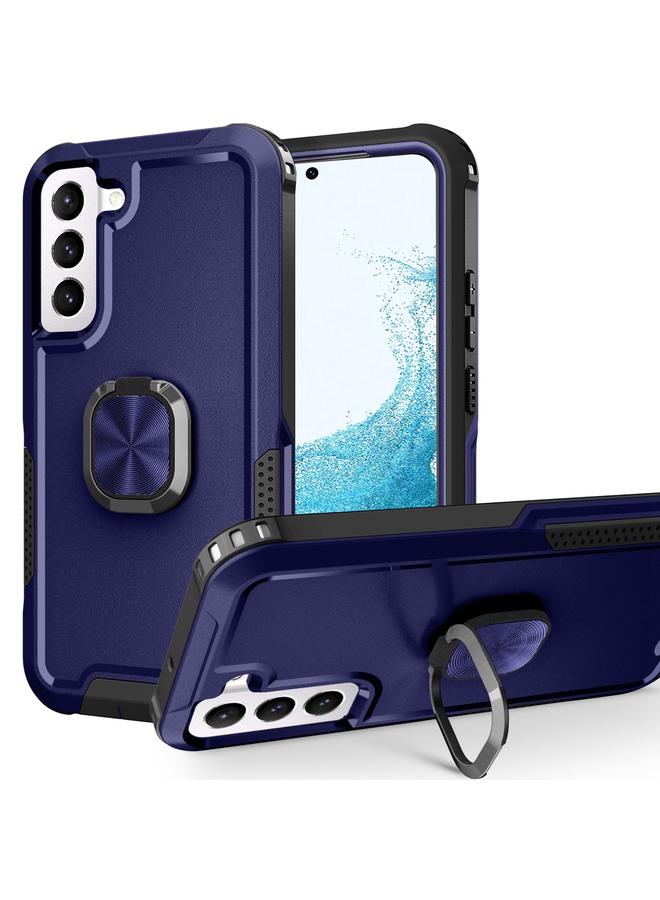 اس-توب جراب لهاتف Samsung Galaxy S22 5G 3 في 1 حامل حلقي من الكمبيوتر الشخصي + جراب هاتف TPU - Image 1