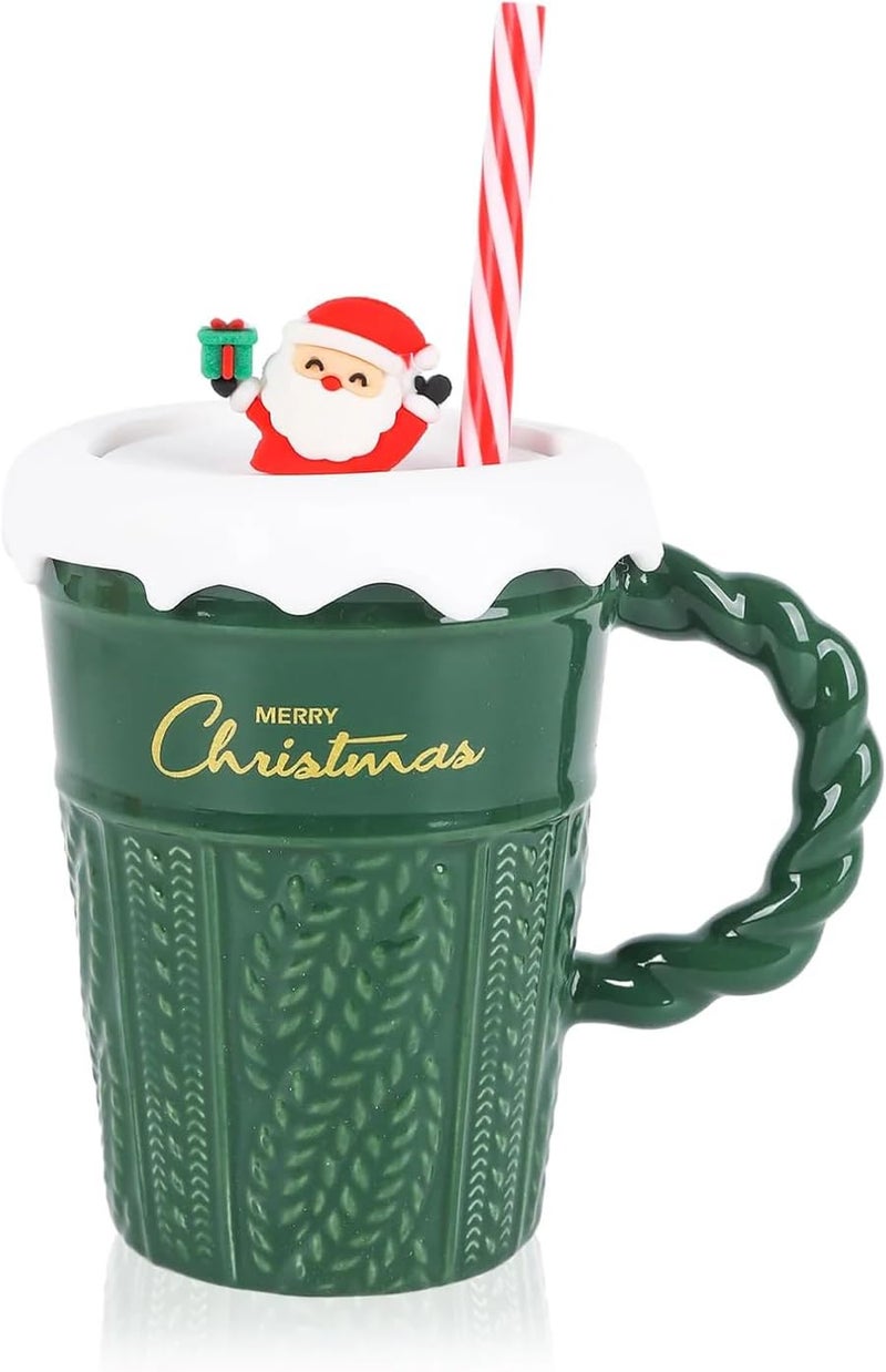 CORALTREE CORAL TREE Christmas Coffee Cup 400 ml Christmas Ceramic Coffee Cup - Image 4