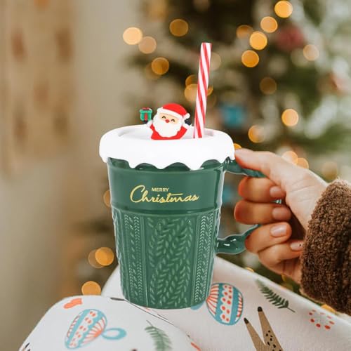 CORALTREE CORAL TREE Christmas Coffee Cup 400 ml Christmas Ceramic Coffee Cup - Image 1