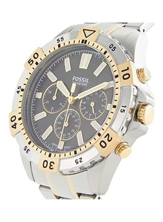 Men Garrett Chronograph Stainless Steel Watch - 44 mm - Silver/Golden - view 4