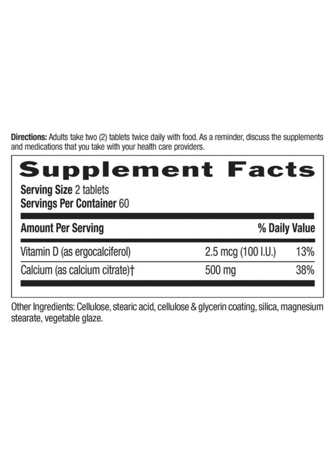 Country Life Calcium Citrate With Vitamin D Tablets For Bone Health, Pack of 120's - Image 5