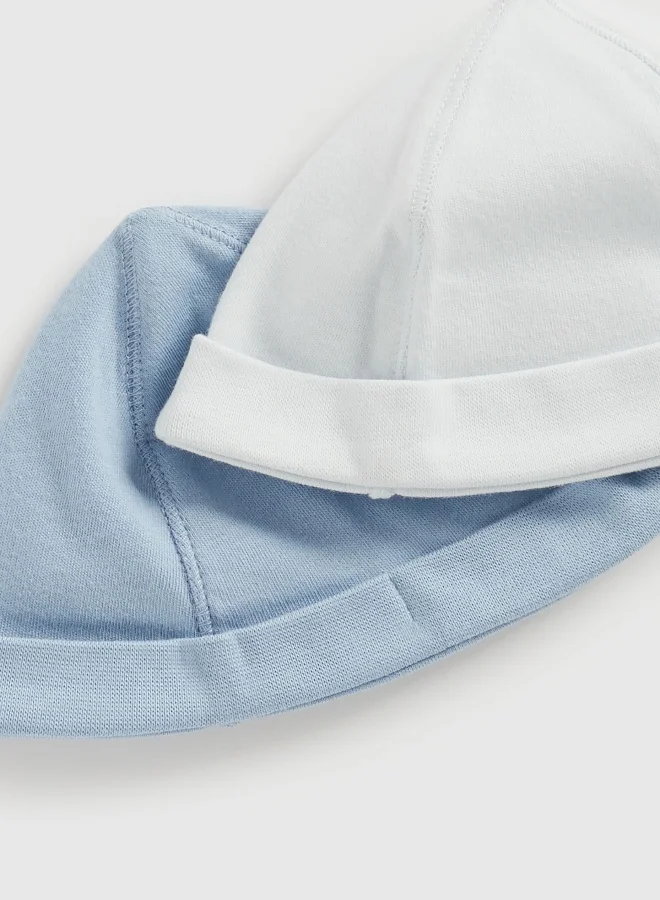 mothercare My First Blue Hat and Mitts - 2 Pack