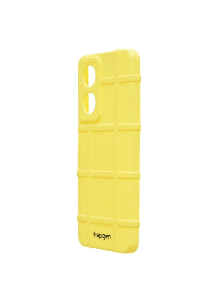 Spigen Silicone Back Phone Protection Cover For Oppo A58 - Yellow - Image 5