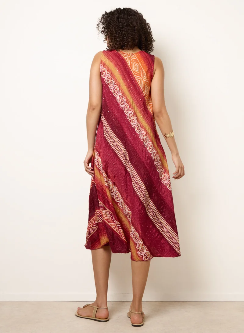 بلو فانيلا Sequin Jacquard Dress