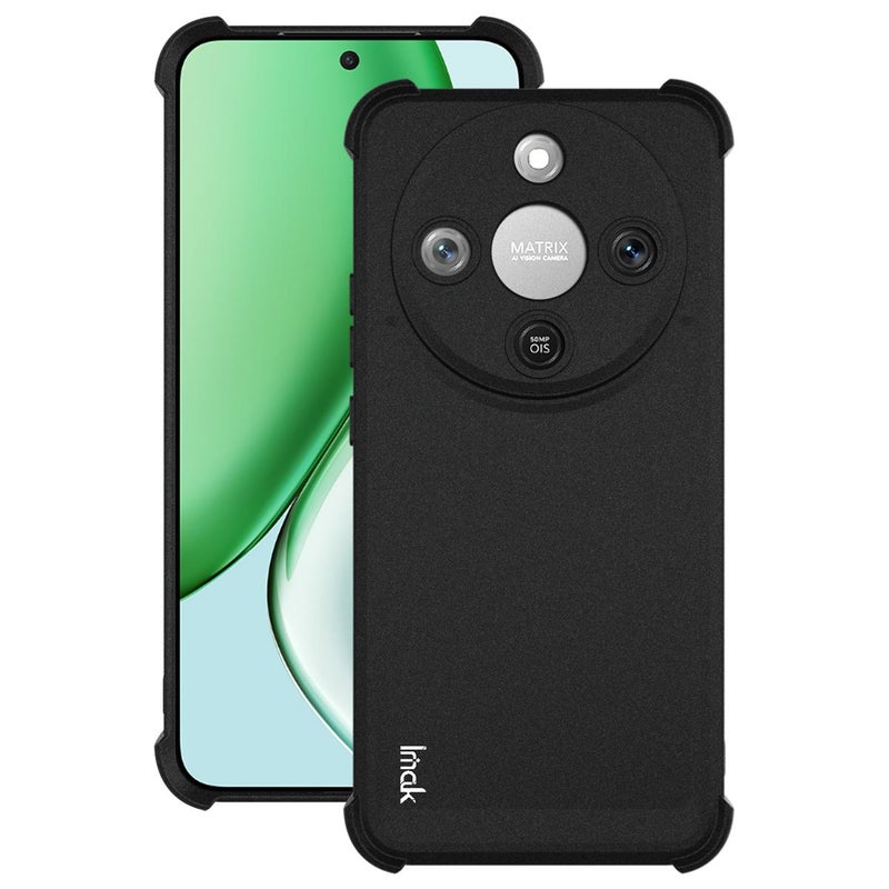 إيماك جراب هاتف من مادة TPU المقاومة للصدمات مع وسادة هوائية لهاتف Honor X70 5G (أسود غير لامع) - Image 2