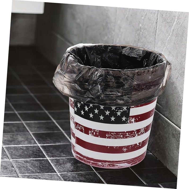 5 Rolls Black Garbage Bags PE Material Disposable Kitchen Bathroom Trash Liners - Image 5