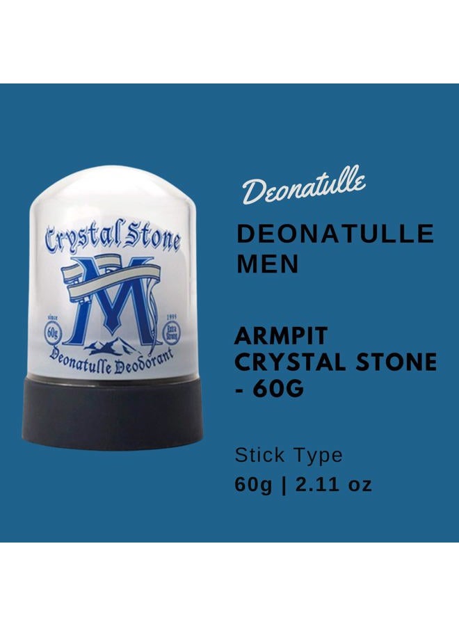 DEONATULLE حجر الإبط الكريستالي ميسن - 60 جرام - أفضل مزيل عرق في اليابان (عبوة ثقافة هاراجوكو) - Image 2