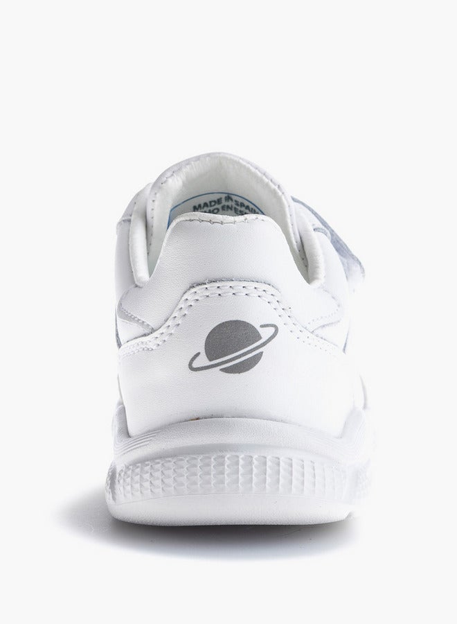 Pablosky Girls' Logo Print School Shoes with Hook and Loop Closure - 204100-J  - Image 5