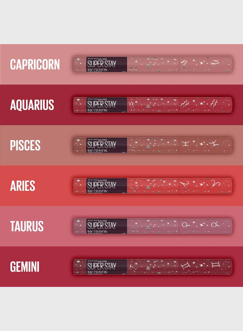 MAYBELLINE NEW YORK Zodiac Super Stay Ink Crayon - 25 Stay Exceptional