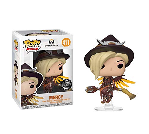 POP Funko Pop! Games Overwatch Mercy (Witch) #411 Exclusive Vinyl Figure - Image 4