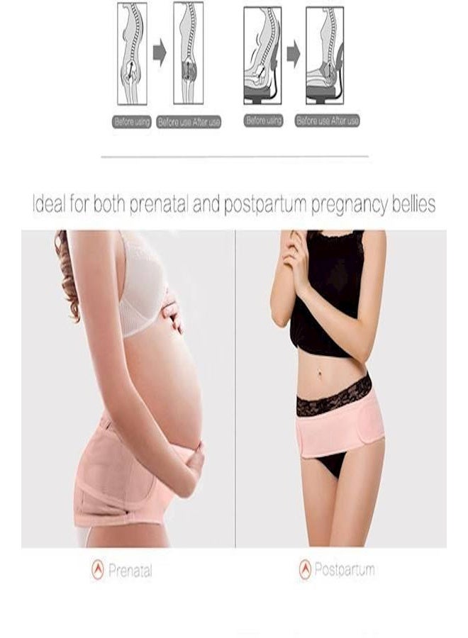 Maternity Belly Band for Pregnant Women - Pregnancy Must Haves Belly Support Band for Abdomen, Pelvic, Waist, Back - All Stages of Pregnancy & Postpartum Belly Band - Image 3