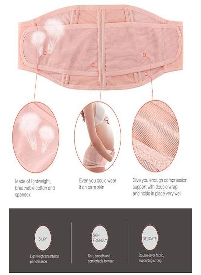 Maternity Belly Band for Pregnant Women - Pregnancy Must Haves Belly Support Band for Abdomen, Pelvic, Waist, Back - All Stages of Pregnancy & Postpartum Belly Band - Image 2