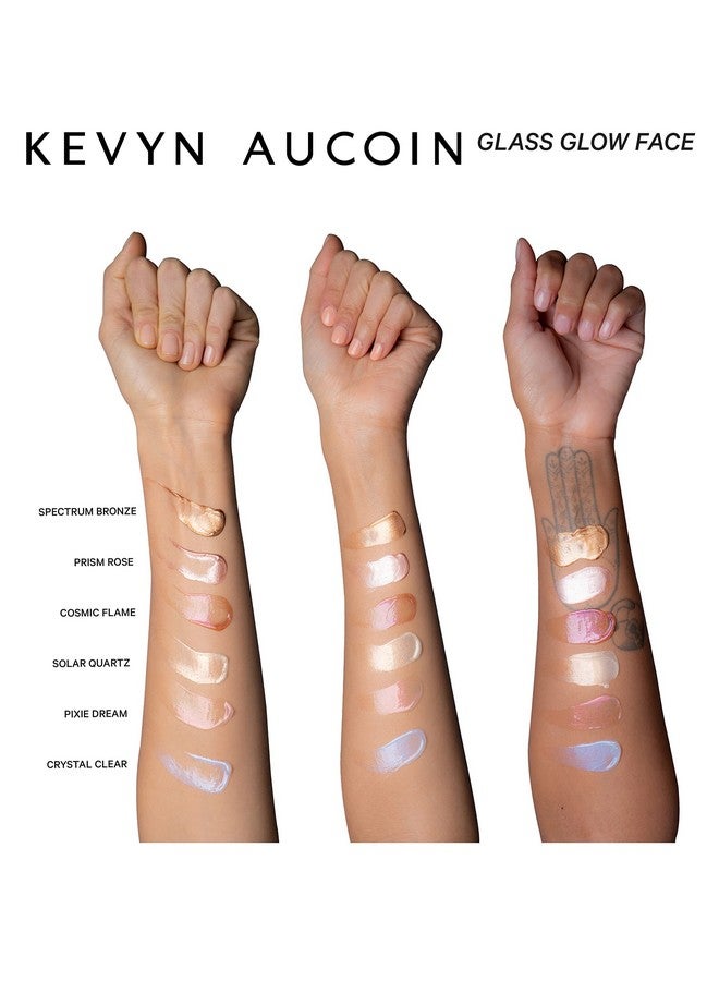 Kevyn Aucoin Glass Glow Face, Spectrum Bronze: Multi-purpose universal dewy highlighter for face and body. Creates glowing youthful-looking hydrated skin with a glassy complexion. Makeup artist go to - Image 4