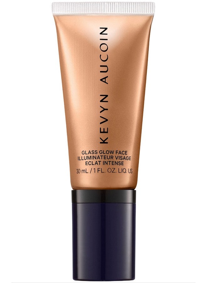 Kevyn Aucoin Glass Glow Face, Spectrum Bronze: Multi-purpose universal dewy highlighter for face and body. Creates glowing youthful-looking hydrated skin with a glassy complexion. Makeup artist go to - Image 1