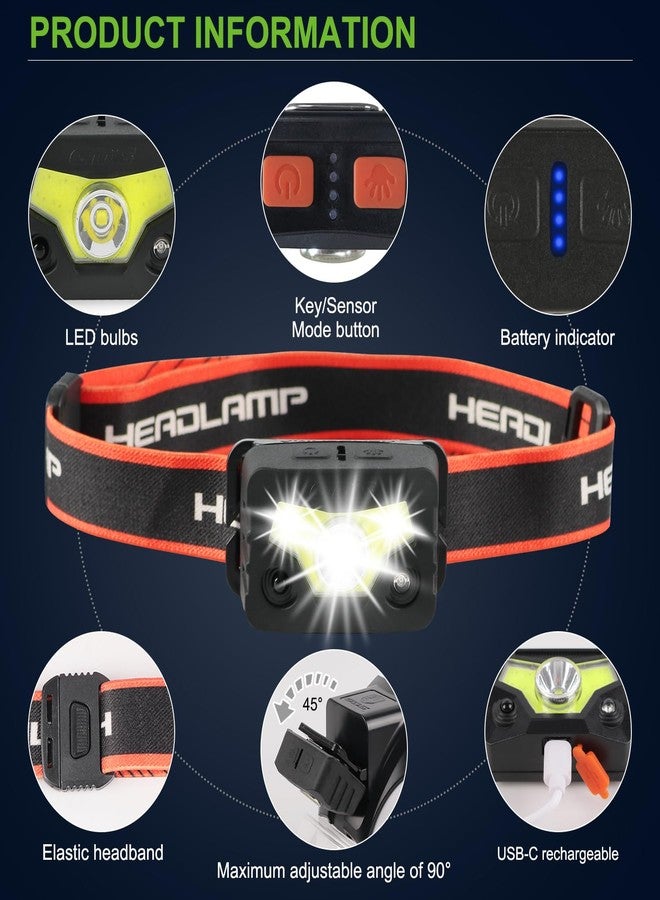 GREEN DEVIL Rechargeable Headlamp Light Replacement Accessory Safety Helmet Hard Hats - Image 4