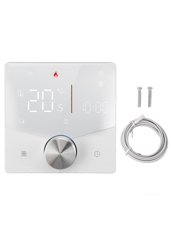 Thoraya - White Smart Digital Thermostat with Display for Tuya APP Remote Control Timing Energy Saving WIFI Thermostat for Electric Heating 95‑240V - Image 1