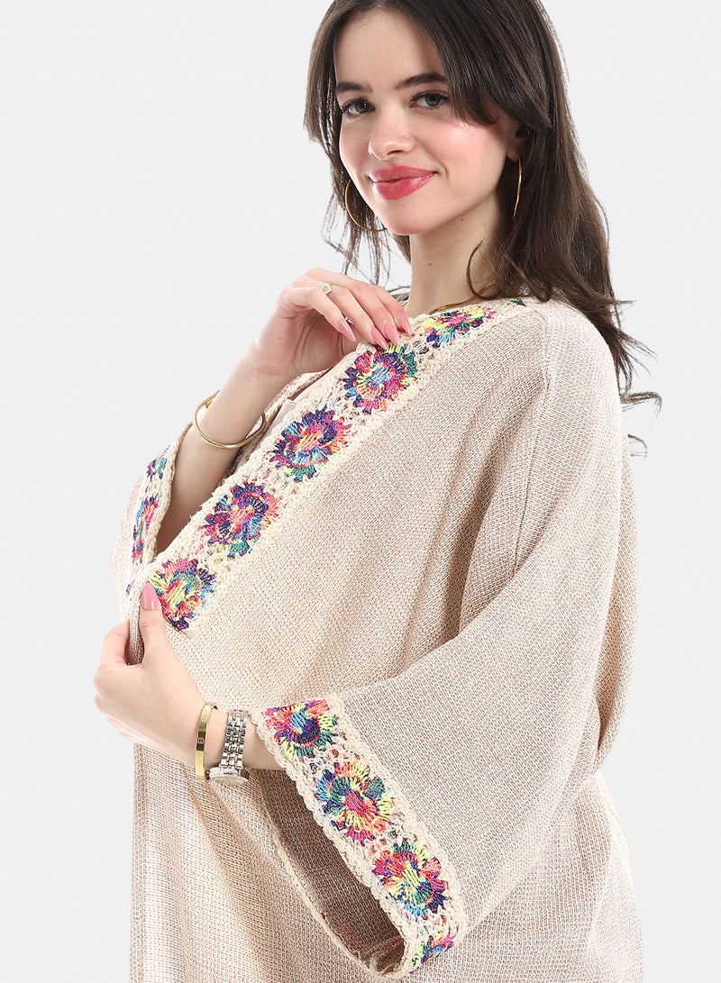 Red Circle Kaftan Barakama Madeira - Image 4