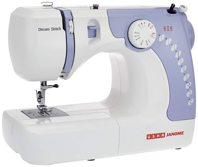 Usha Dream Stitch Sewing Machine - White - Image 1
