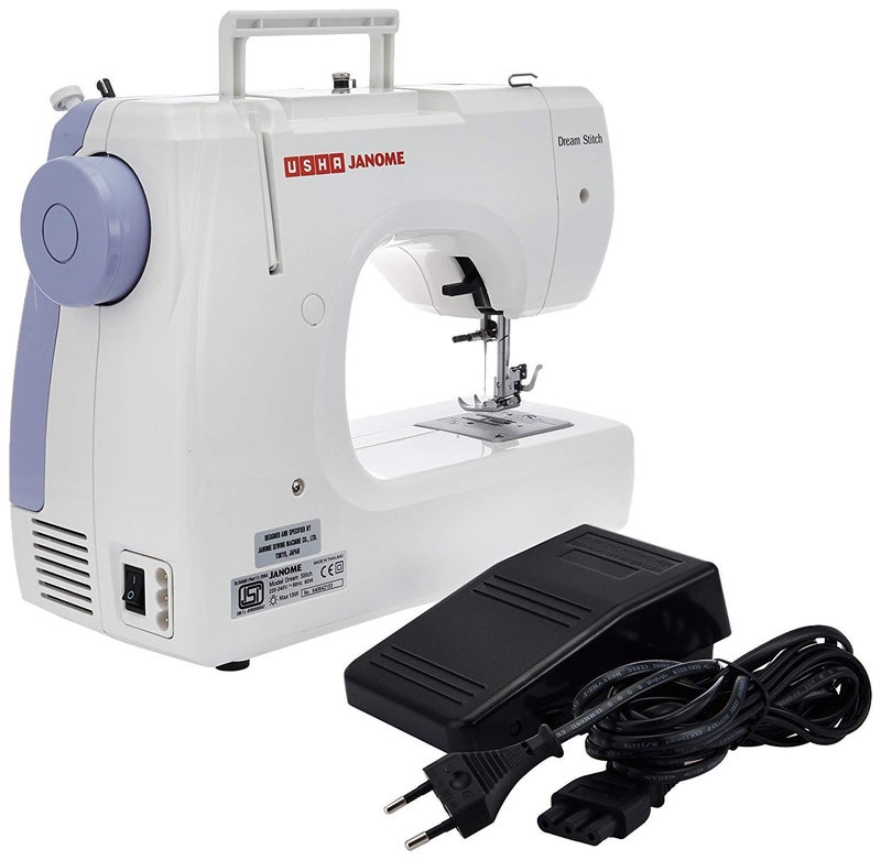 Usha Dream Stitch Sewing Machine - White - Image 4