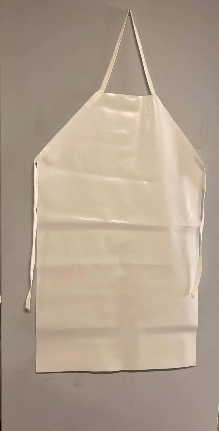 Pamukkale Branda Pamukkale Canvas Dishwasher - Marble Apron Polyester Waterproof 1100 PVC White