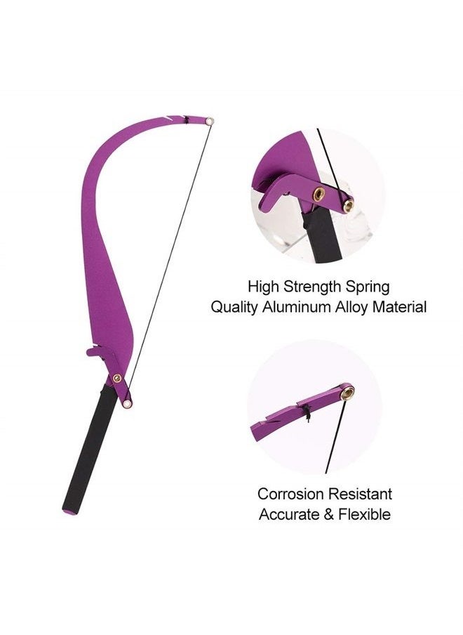 HURRISE - Tattoo Eyebrow Tattoo Tool, Eyebrow Tattoo Line Marker Ruler Eyebrow Line Marker Eyebrow Makeup Measure Tool Eyebrow For Eyebrow Color Tattoo Ruler Accessor(Purple) - Image 1