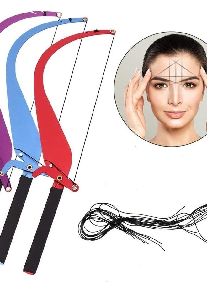 HURRISE - Tattoo Eyebrow Tattoo Tool, Eyebrow Tattoo Line Marker Ruler Eyebrow Line Marker Eyebrow Makeup Measure Tool Eyebrow For Eyebrow Color Tattoo Ruler Accessor(Purple) - Image 1